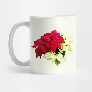 Poinsettias, Red and Yellow Mug